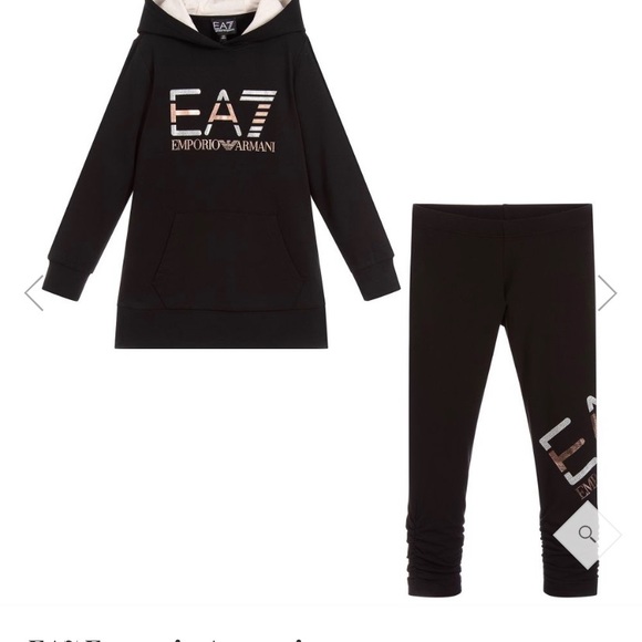 New w/Tags Emporium Armani EA7 Girls Tracksuit - Picture 2 of 8